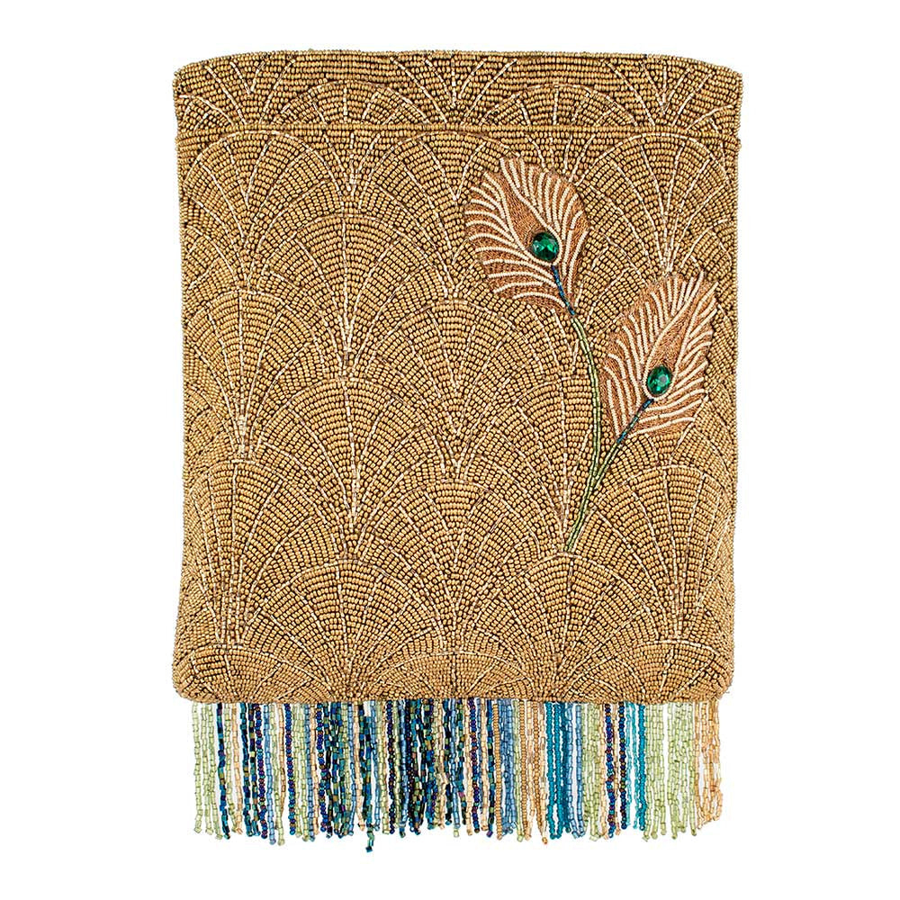 Mary Frances Handbags Mary Frances Peacock Feathers Crossbody Handbag