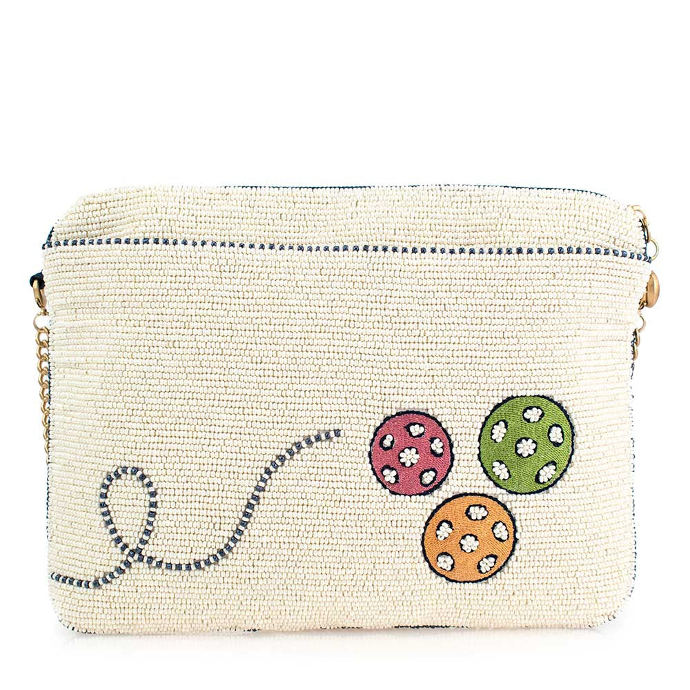 Mary Frances Handbags Mary Frances Pickle Ball Queen  Crossbody Handbag