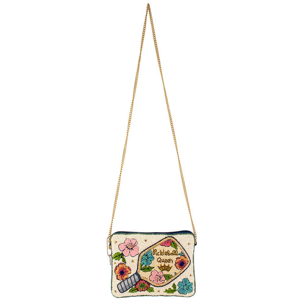 Mary Frances Handbags Mary Frances Pickle Ball Queen  Crossbody Handbag