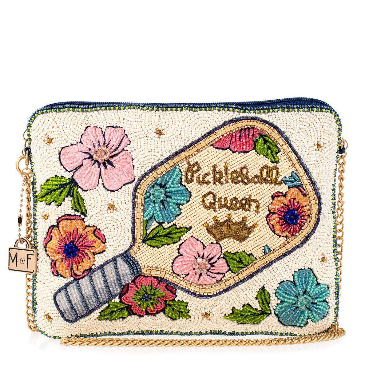 Mary Frances Handbags Mary Frances Pickle Ball Queen  Crossbody Handbag