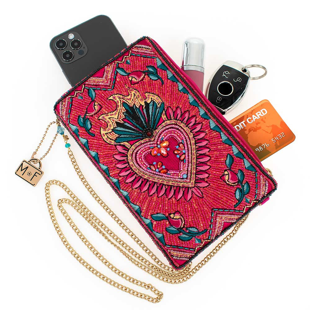 Mary Frances Handbags Mary Frances Pure Passion Crossbody Phone Bag