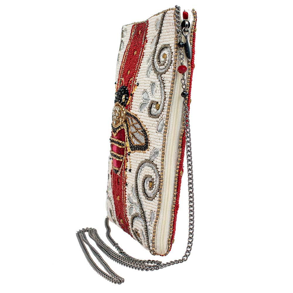 Mary Frances Handbags Mary Frances Royal Bee Mini Beaded Crossbody Handbag, Multi