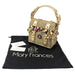 Mary Frances Handbags Mary Frances Secret Treasure Top Handle Treasure Chest Handbag, Gold