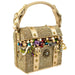 Mary Frances Handbags Mary Frances Secret Treasure Top Handle Treasure Chest Handbag, Gold