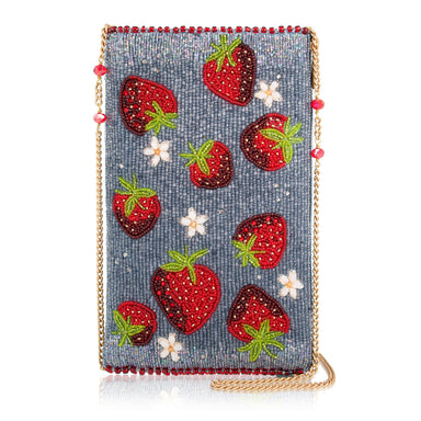 Mary Frances Handbags Mary Frances Strawberry Jam Crossbody Phone Bag
