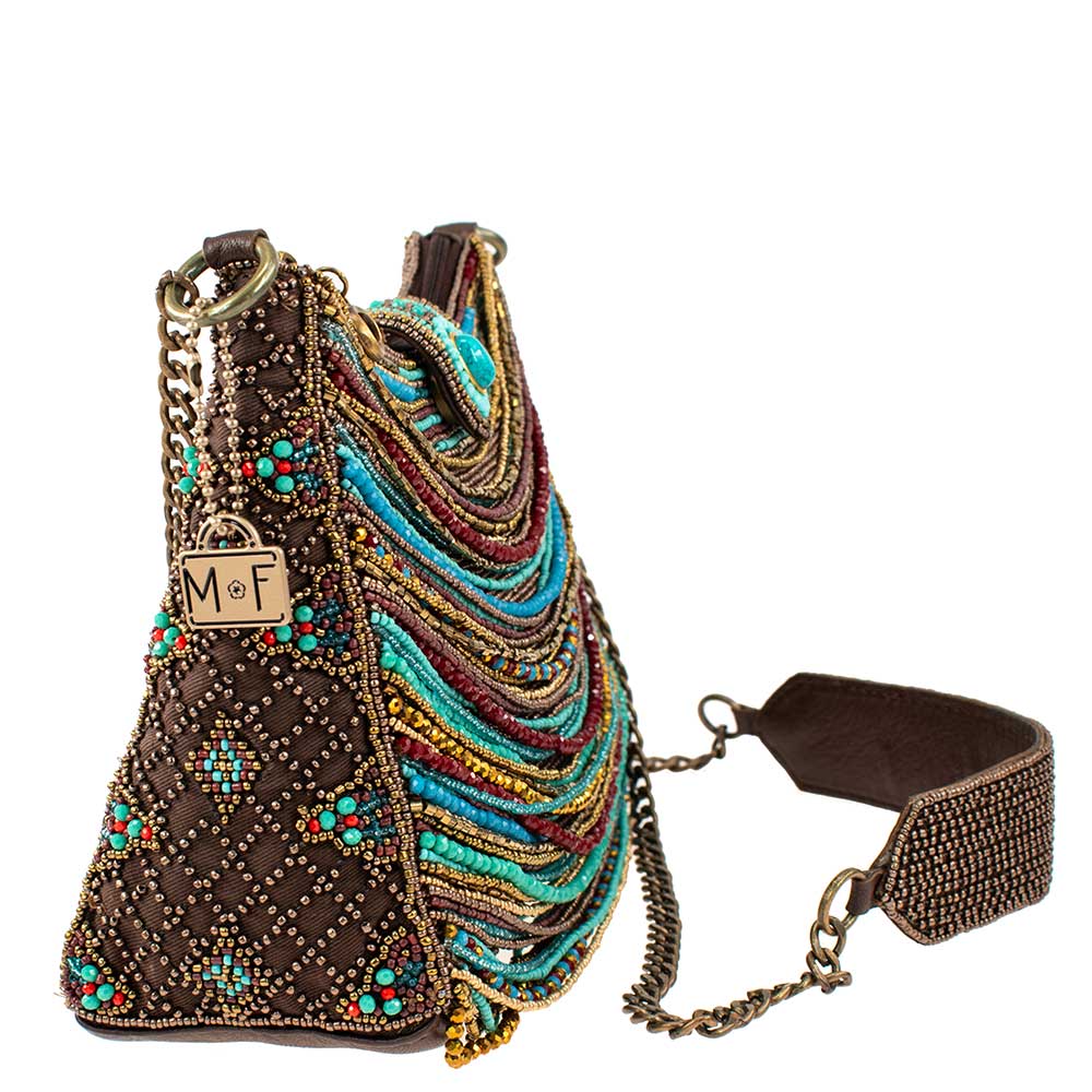 Mary Frances Handbags Mary Frances Sway with Me Beaded Shoulder Handbag, Multi