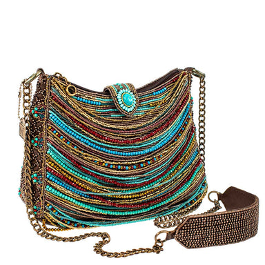 Mary Frances Handbags Mary Frances Sway with Me Beaded Shoulder Handbag, Multi