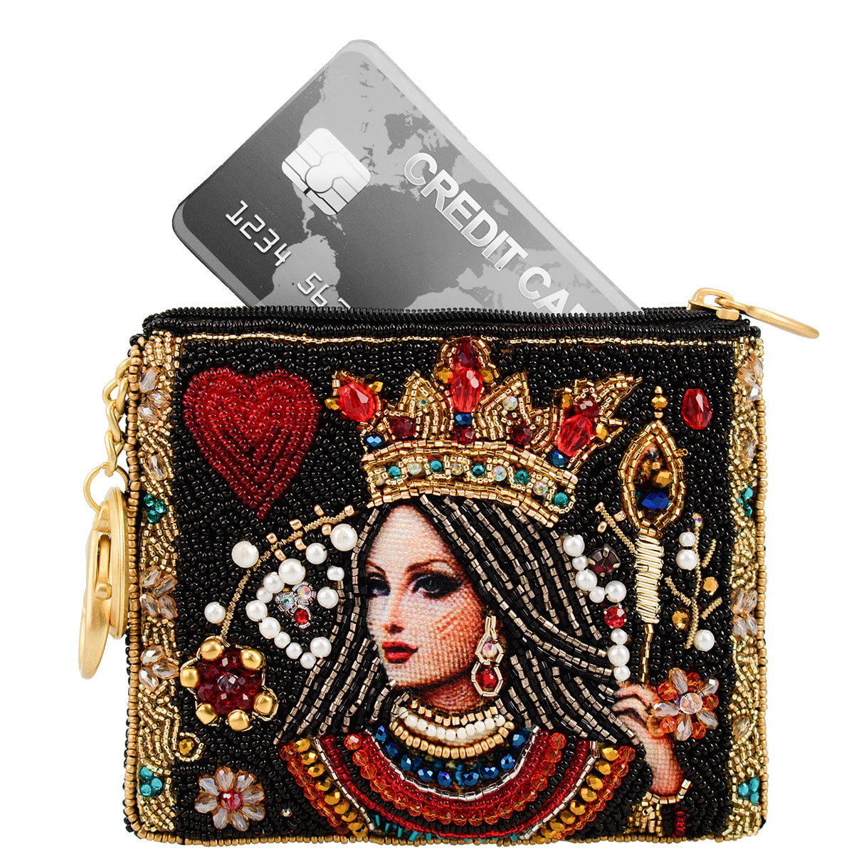 Mary Frances Handbags Mary Frances The Queen Coin Purse