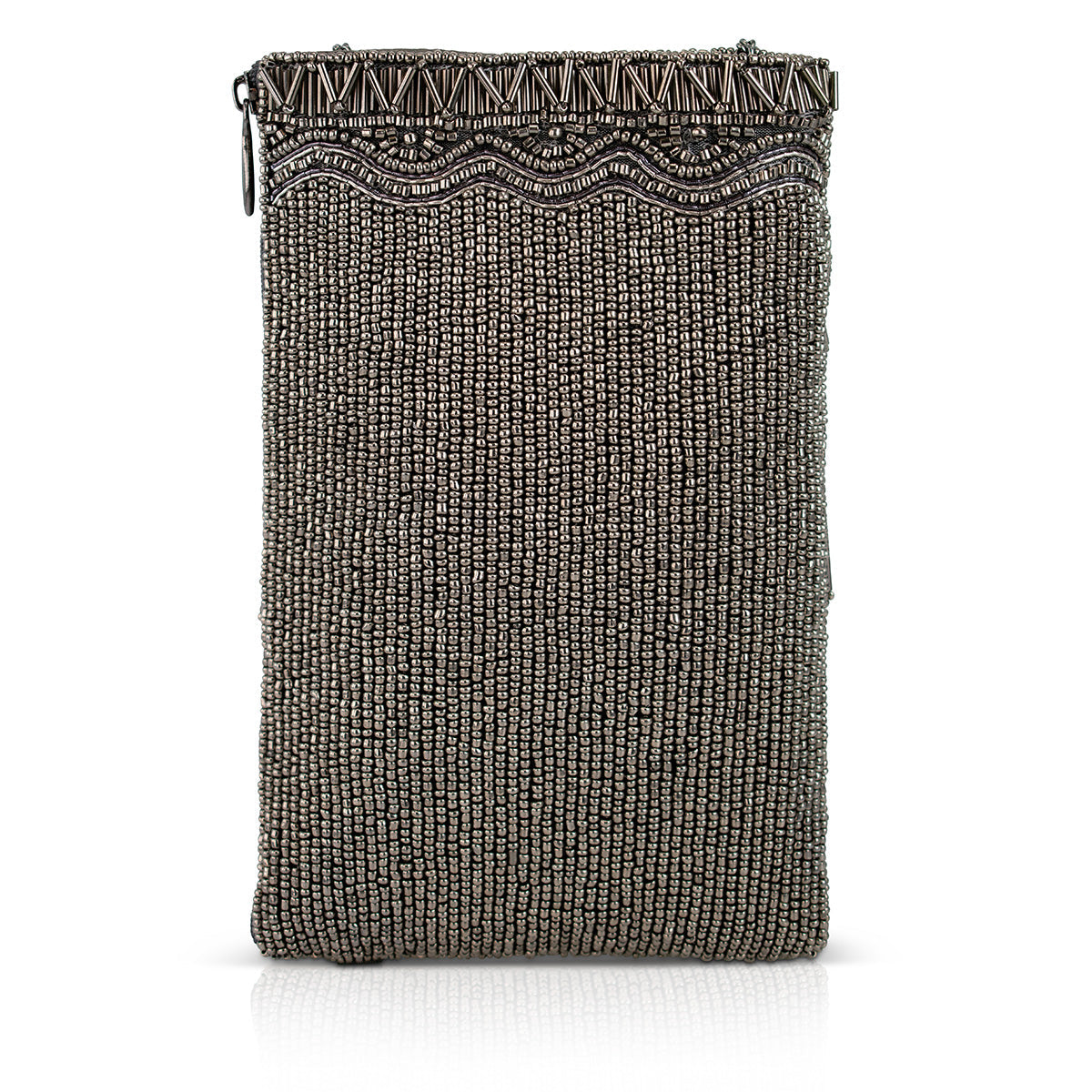 Mary Frances Handbags Mary Frances True Pewter Crossbody Phone Bag