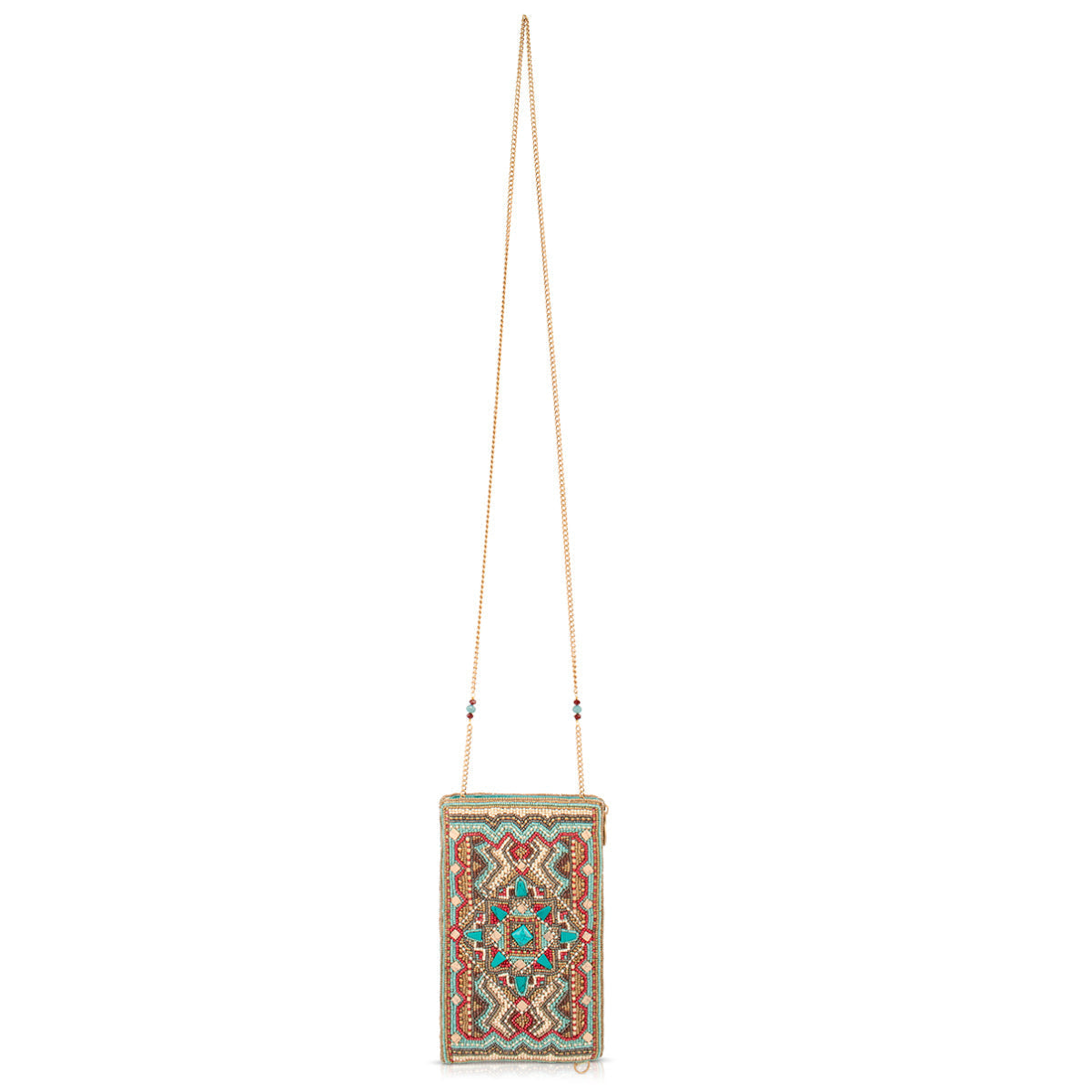 Mary Frances Handbags Mary Frances Turquoise Trail Crossbody Phone Bag