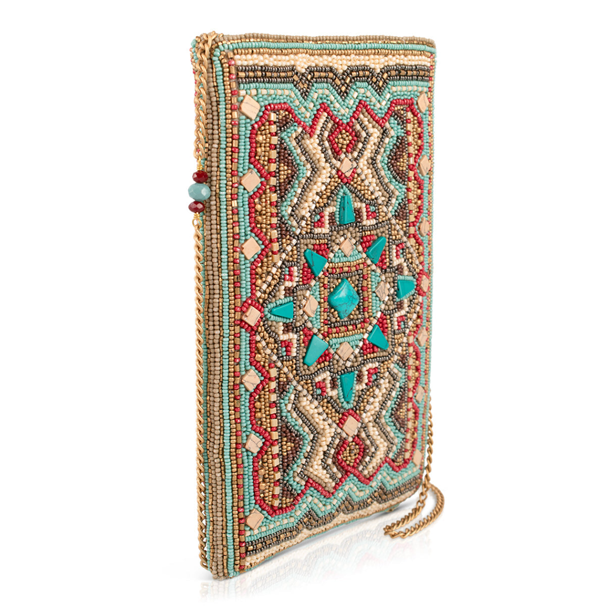 Mary Frances Handbags Mary Frances Turquoise Trail Crossbody Phone Bag