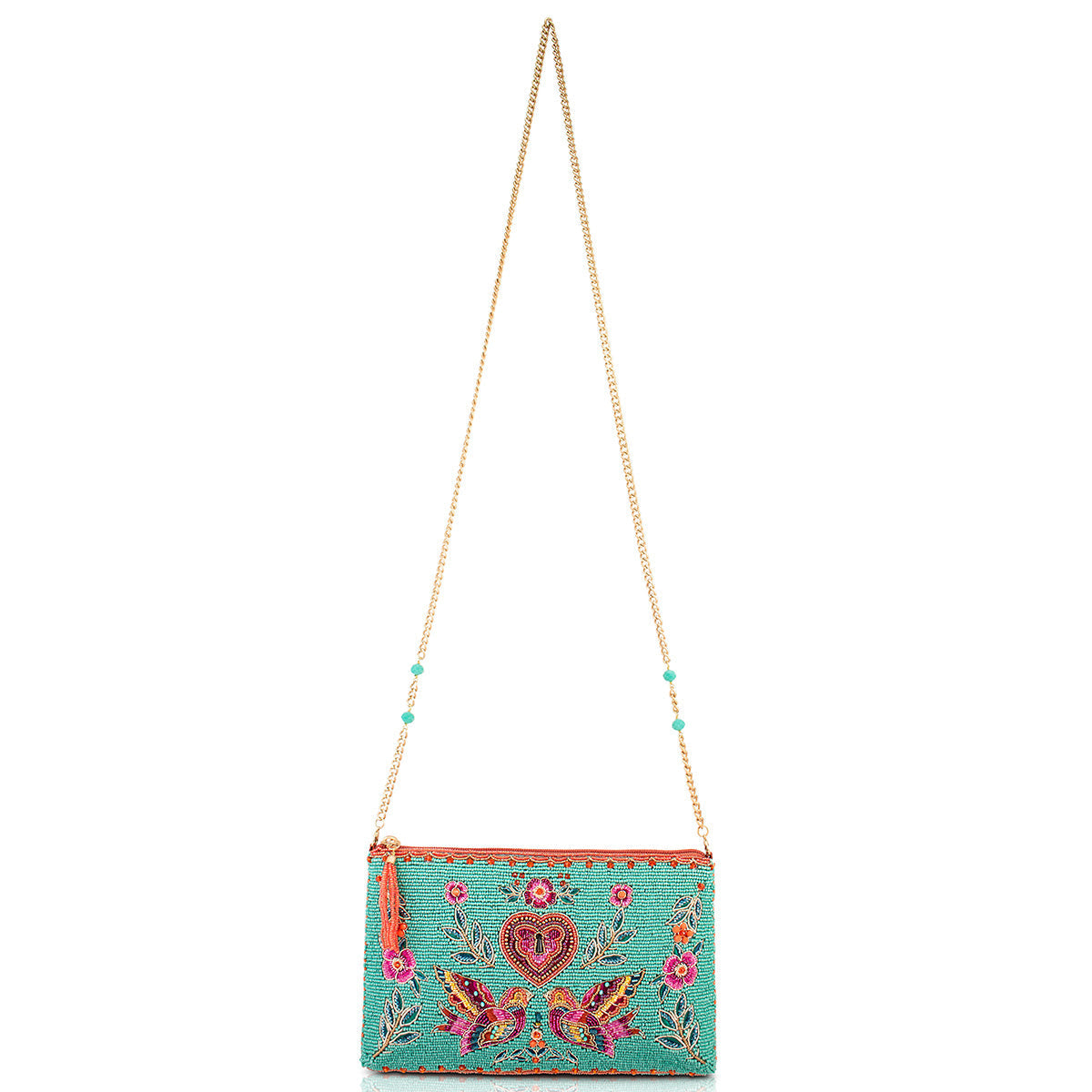 Mary Frances Handbags Mary Frances Two In Love Mini Crossbody Handbag