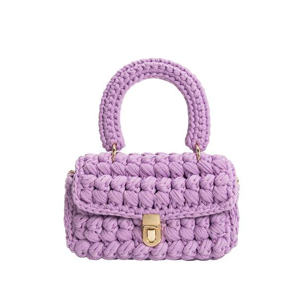 Melie Bianco Handbags Avery Lilac Knit