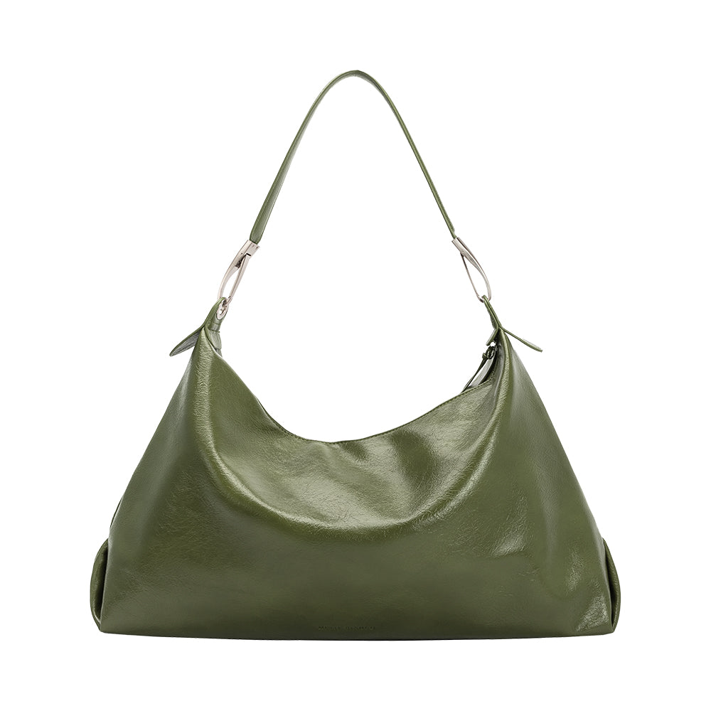 Melie Bianco Handbags Charlie Olive Recycled Vegan