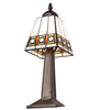 Meyda Lighting Lighting 10" High Diamond Band Mission Mini Lamp