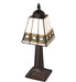 Meyda Lighting Lighting 10" High Diamond Band Mission Mini Lamp