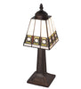 Meyda Lighting Lighting 10" High Diamond Band Mission Mini Lamp
