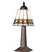 Meyda Lighting Lighting 10" High Diamond Band Mission Mini Lamp