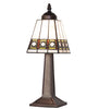 Meyda Lighting Lighting 10" High Diamond Band Mission Mini Lamp