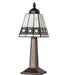 Meyda Lighting Lighting 10" High Diamond Band Mission Mini Lamp