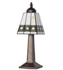 Meyda Lighting Lighting 10" High Diamond Band Mission Mini Lamp