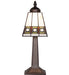 Meyda Lighting Lighting 10" High Diamond Band Mission Mini Lamp