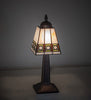 Meyda Lighting Lighting 10" High Diamond Band Mission Mini Lamp