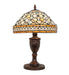 Meyda Lighting Lighting 10" High Jeweled Quatrefoil Accent Lamp