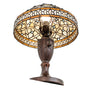 Meyda Lighting Lighting 10" High Jeweled Quatrefoil Accent Lamp