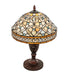 Meyda Lighting Lighting 10" High Jeweled Quatrefoil Accent Lamp