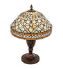 Meyda Lighting Lighting 10" High Jeweled Quatrefoil Accent Lamp