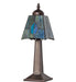 Meyda Lighting Lighting 10" High Mackintosh Leaf Mini Lamp