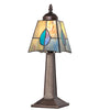 Meyda Lighting Lighting 10" High Mackintosh Leaf Mini Lamp