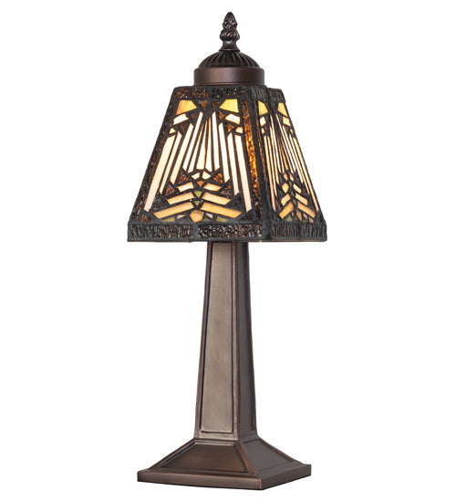 Meyda Lighting Lighting 10" High Nuevo Mission Mini Lamp