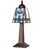 Meyda Lighting Lighting 10" High Prairie Wheat Mission Mini Lamp