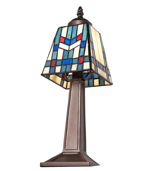 Meyda Lighting Lighting 10" High Prairie Wheat Mission Mini Lamp