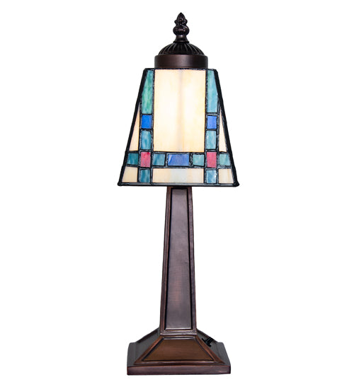 Meyda Lighting Lighting 10" High Prairie Wheat Mission Mini Lamp