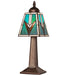 Meyda Lighting Lighting 10" High Valencia Mission Mini Lamp