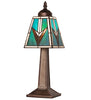 Meyda Lighting Lighting 10" High Valencia Mission Mini Lamp