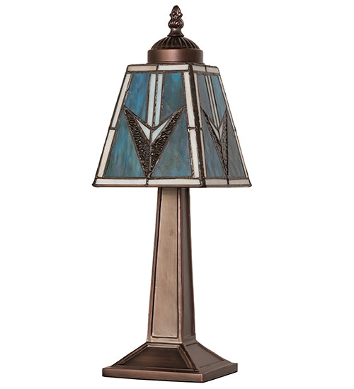 Meyda Lighting Lighting 10" High Valencia Mission Mini Lamp