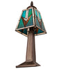 Meyda Lighting Lighting 10" High Valencia Mission Mini Lamp