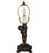 Meyda Lighting Lighting 12" High Tiffany Hanginghead Dragonfly Cherub Accent Lamp