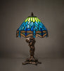 Meyda Lighting Lighting 12" High Tiffany Hanginghead Dragonfly Cherub Accent Lamp