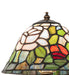 Meyda Lighting Lighting 12" High Tiffany Rosebush Cherub Accent Lamp