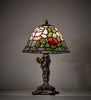 Meyda Lighting Lighting 12" High Tiffany Rosebush Cherub Accent Lamp