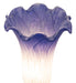 Meyda Lighting Lighting 13" High Blue/White Pond Lily Twin Cherub Mini Lamp