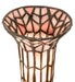 Meyda Lighting Lighting 13" High Stained Glass Pond Lily Twin Cherub Accent Lamp