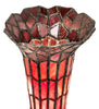 Meyda Lighting Lighting 13" High Stained Glass Pond Lily Twin Cherub Accent Lamp