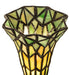 Meyda Lighting Lighting 13" High Stained Glass Pond Lily Twin Cherub Accent Lamp