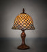 Meyda Lighting Lighting 13" High Tiffany Fishscale Mini Lamp